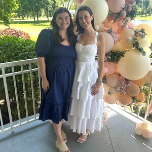 Hill House Louisa Navy Cotton Nap Dress